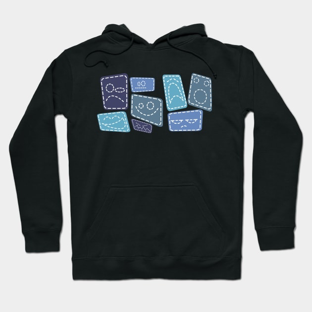 Patches of Emotion Hoodie by NillyWilly